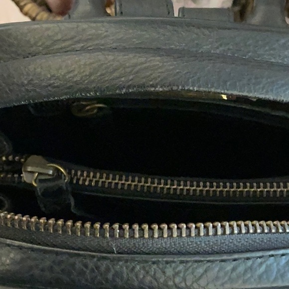 NWOT Cleobella Backpack LEATHER PATCHWORK STYLE BRAIDED HANDLE SMALLER W ZIPPER - Picture 4 of 8